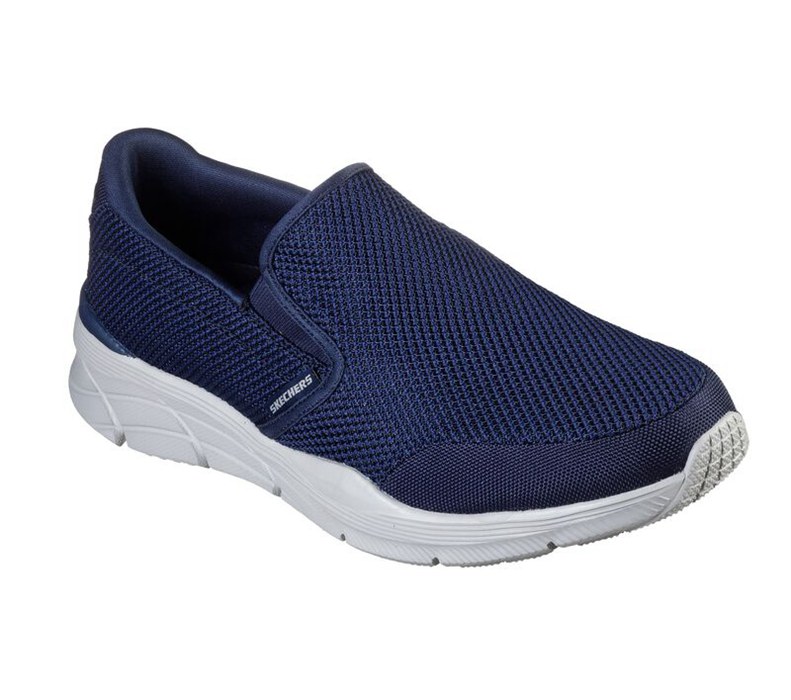 Skechers Herr Marinblå Slip On - Relaxed Fit: Equalizer 4.0 - Krimlin - Sverige (TSBQK-3680)